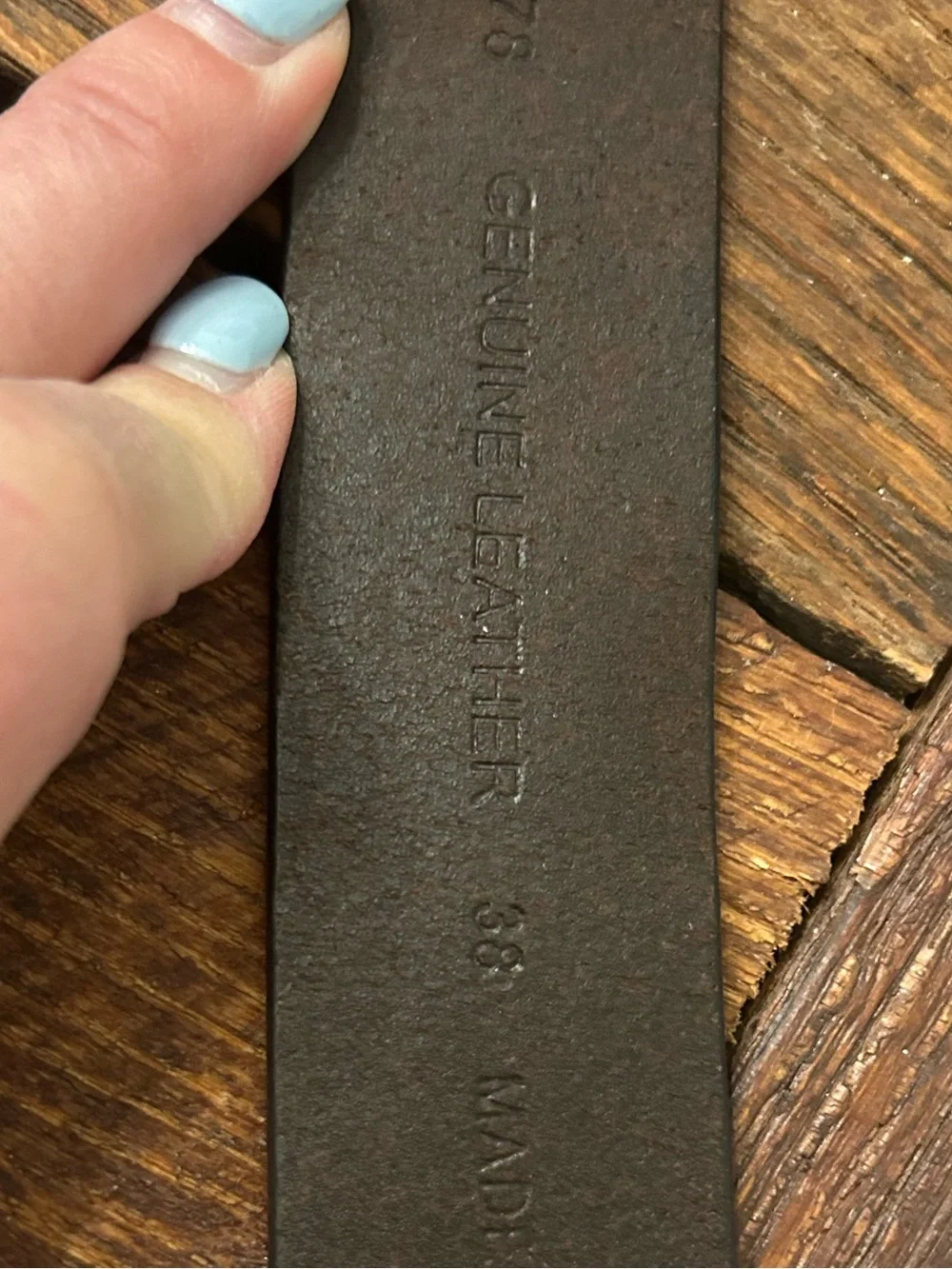 Joe’s Jeans Men’s Leather Belt size 38